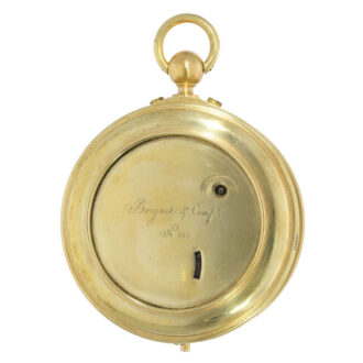Important, rare French brass inking chronograph Circa 1854