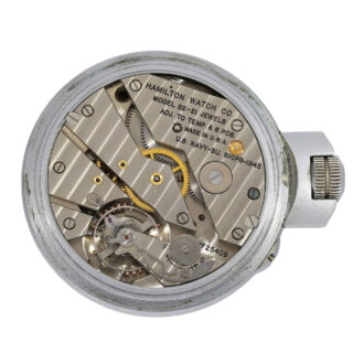Rare metal US Navy marine deck chronometer Circa 1943