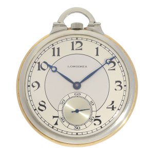 Swiss bicolour gold Art Deco lever dress watch Circa 1930