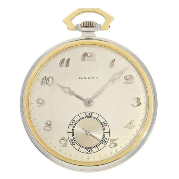 Swiss bicolour gold Art Deco lever dress watch Circa 1925