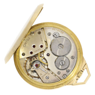 Swiss gold open faced Art Deco lever dress watch Circa 1935 Swiss gold open faced Art Deco lever dress watch Circa 1935