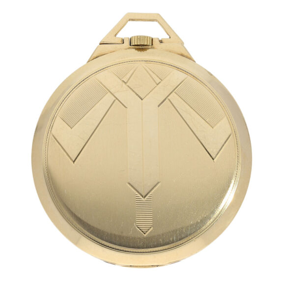 Swiss gold open faced Art Deco lever dress watch Circa 1935 Swiss gold open faced Art Deco lever dress watch Circa 1935