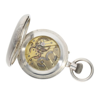 Russian open faced ankerchronometer with calendar Circa 1910-1920