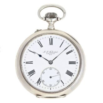 Very rare German silver open faced lever watch Circa 1900