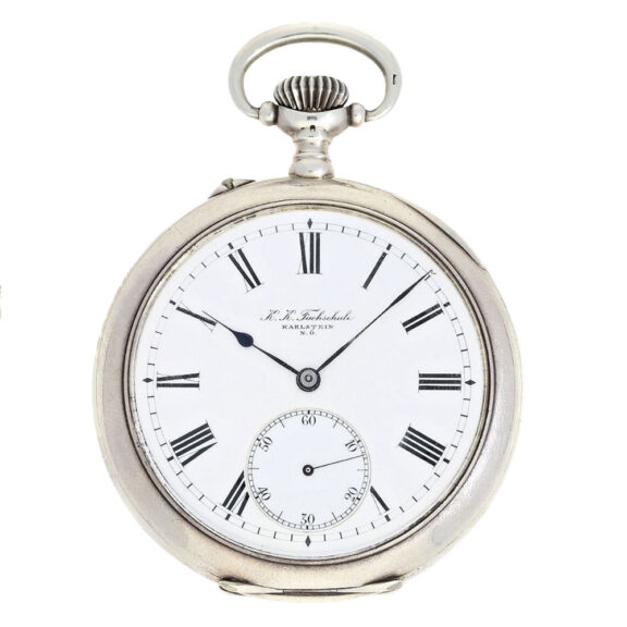Very rare German silver open faced lever watch Circa 1900