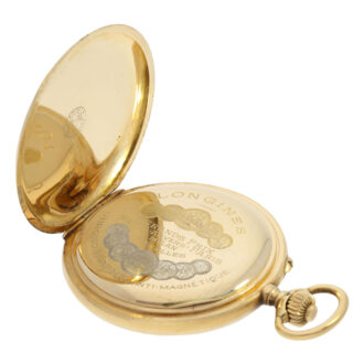 Swiss 18 carat gold lever chronograph with counter Circa 1915 Swiss 18 carat gold lever chronograph with counter Circa 1915