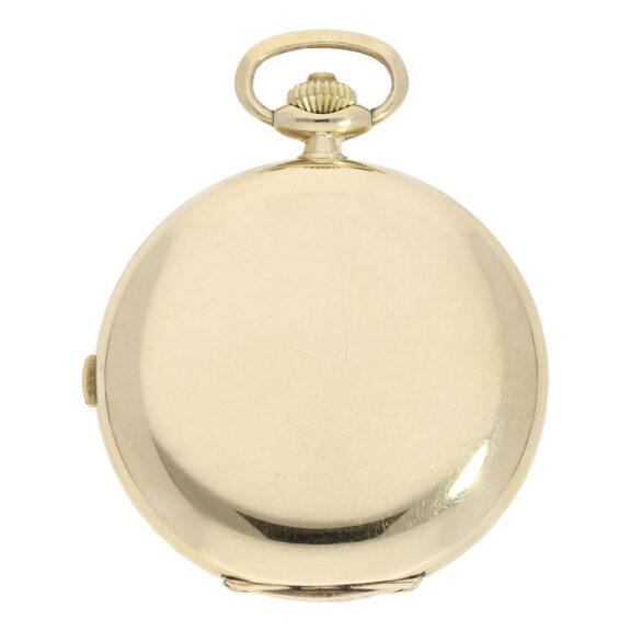 High-quality Swiss gold hunting cased lever chronograph Circa 1932 High-quality Swiss gold hunting cased lever chronograph Circa 1932