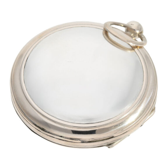 French silver verge with date and visible balance Circa 1790 French silver verge with date and visible balance Circa 1790