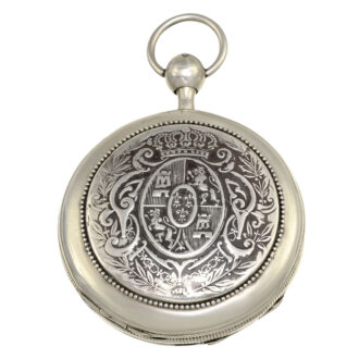 French skeletonized quarter repeating verge Circa 1800