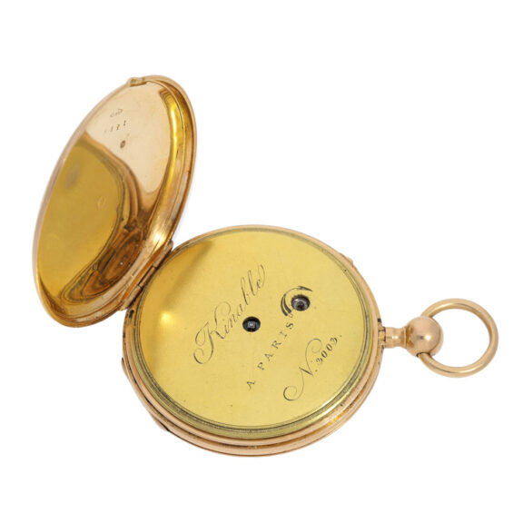 French rose gold quarter repeating cylinder watch Circa 1820 French rose gold quarter repeating cylinder watch Circa 1820