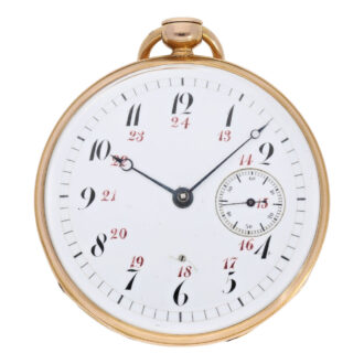 French rose gold quarter repeating cylinder watch Circa 1820
