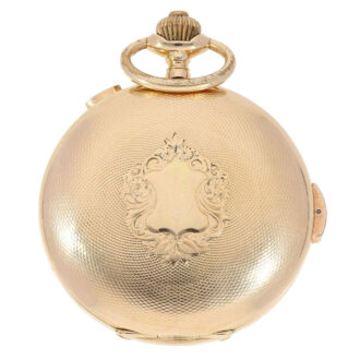 Swiss rose gold quarter repeating chronograph Circa 1900