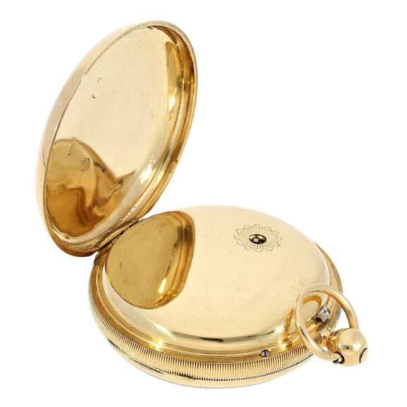 Early English 18K gold open faced lever watch Circa 1842 Early English 18K gold open faced lever watch Circa 1842
