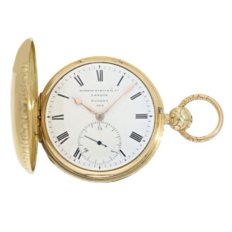 English gold rack lever with rare 15 seconds indication Circa 1806