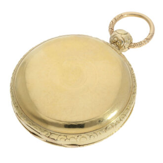 English gold rack lever with rare 15 seconds indication Circa 1806 English gold rack lever with rare 15 seconds indication Circa 1806