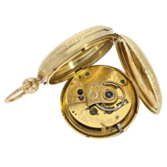 English gold rack lever with rare 15 seconds indication Circa 1806 English gold rack lever with rare 15 seconds indication Circa 1806