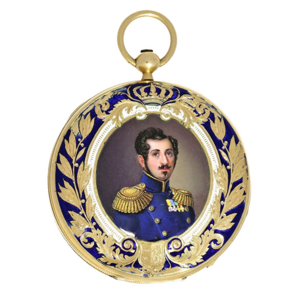 French watch probably made for King Oscar I of Sweden Circa 1845
