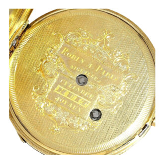 French watch probably made for King Oscar I of Sweden Circa 1845