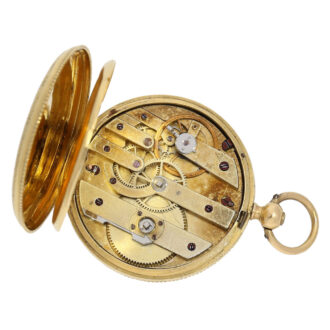 Swiss pendant watch with brooch made for the Polish market Circa 1856