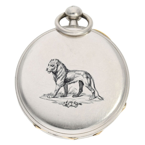 Very fine French platinum and enamel chronometer Circa 1830 Very fine French platinum and enamel chronometer Circa 1830