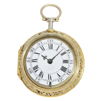 English quarter repeating verge with chatelaine Circa 1691-1747