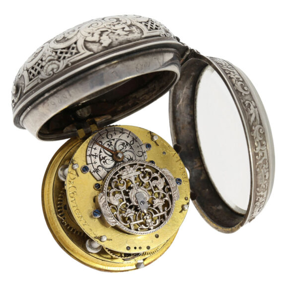 Early French quarter repeating oignon watch circa 1710 Early French quarter repeating oignon watch circa 1710