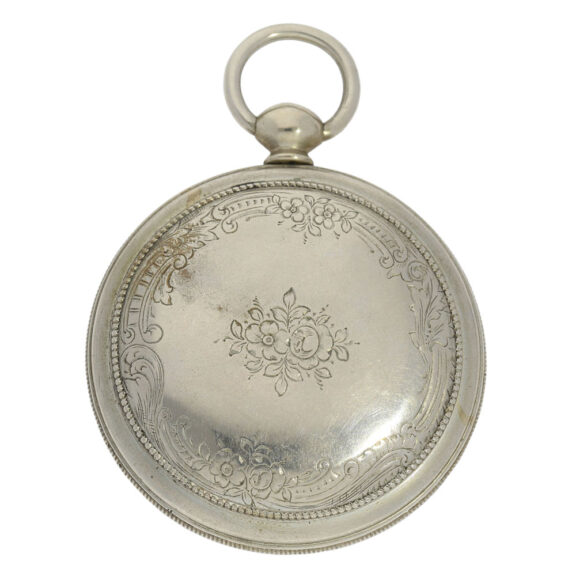 German cylinder watch with early self-winding mechanism Circa 1810