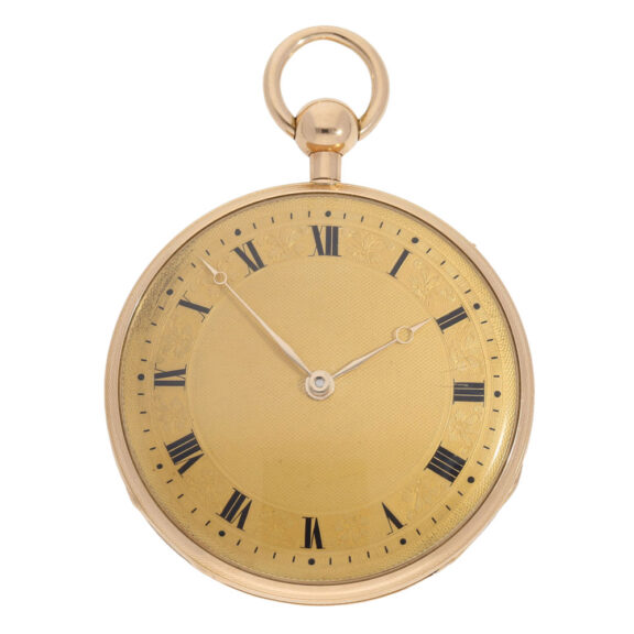 Swiss rose gold quarter repeating cylinder watch Circa 1810 Swiss rose gold quarter repeating cylinder watch Circa 1810