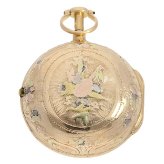 French four-coloured gold repeating à toc verge watch Circa 1760 French four-coloured gold repeating à toc verge watch Circa 1760