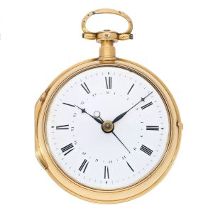 Swiss repeating à toc et à tact verge with self strike and date Circa 1820