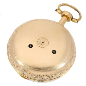 Swiss repeating à toc et à tact verge with self strike and date Circa 1820
