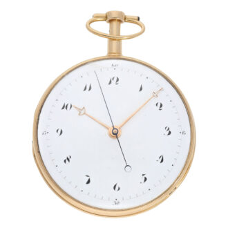 French rose gold centre seconds repeating à toc pocket watch Circa 1790 French rose gold centre seconds repeating à toc pocket watch Circa 1790