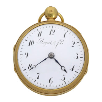 French silver-gilt repeating self-striking verge Circa 1830