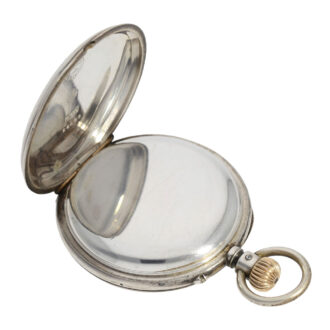 Early German silver open faced lever precision watch Circa 1890