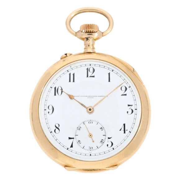 German 14K rose gold lever precision watch Circa 1920