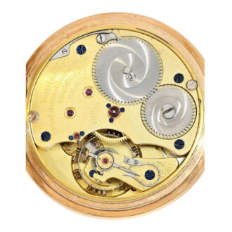 German 14K rose gold lever precision watch Circa 1920