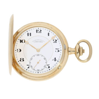 German 14K rose gold hunting cased lever watch Circa 1925