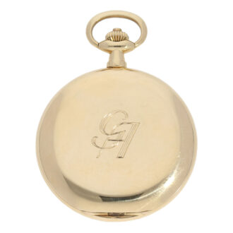 German 14K rose gold hunting cased lever watch Circa 1925 German 14K rose gold hunting cased lever watch Circa 1925