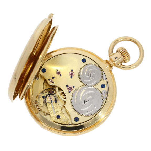 German 18K gold hunting cased ankerchronometer watch Circa 1870 German 18K gold hunting cased ankerchronometer watch Circa 1870