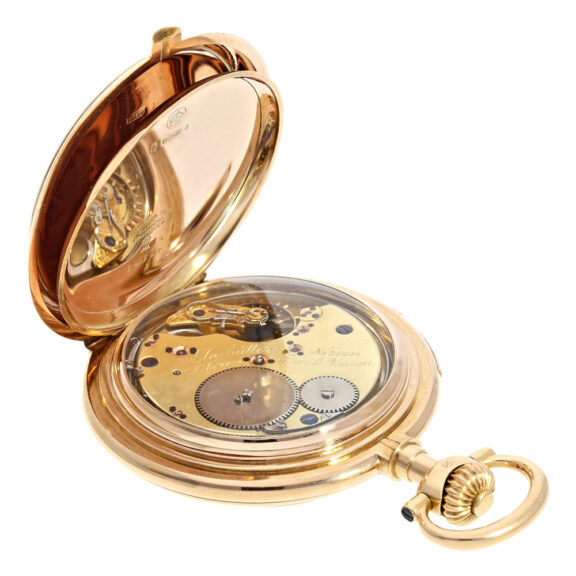 German rose gold minute repeating precision watch Circa 1904 German rose gold minute repeating precision watch Circa 1904