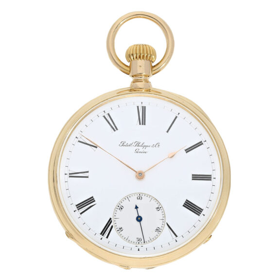 Swiss 18K gold open faced ankerchronometer Circa 1883 Swiss 18K gold open faced ankerchronometer Circa 1883