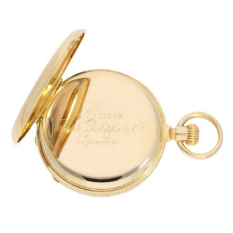 Swiss 18K gold open faced ankerchronometer Circa 1883