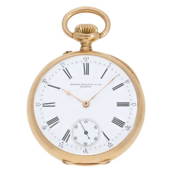 Swiss lever chronometer with unusual movement Circa 1883 Swiss lever chronometer with unusual movement Circa 1883