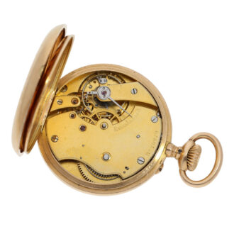 Swiss lever chronometer with unusual movement Circa 1883
