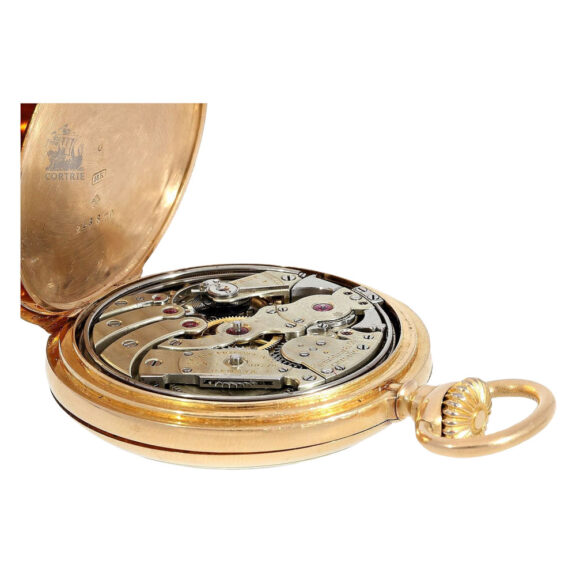Swiss gold five-minute repeating lever watch Circa 1892 Swiss gold five-minute repeating lever watch Circa 1892
