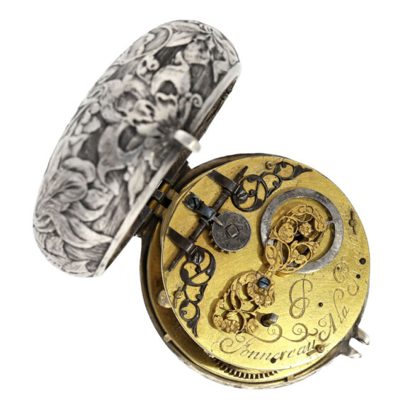 Important French silver hunting cased verge pendant watch Circa 1650 Important French silver hunting cased verge pendant watch Circa 1650