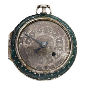 French pair cased oignon coach clock with striking mechanism Circa 1700