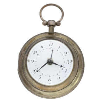Important German triple cased coach clock with alarm Circa 1750-1767 Important German triple cased coach clock with alarm Circa 1750-1767