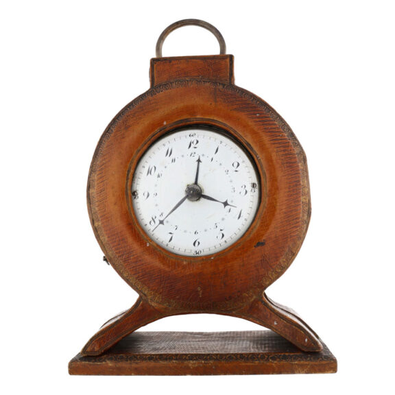 Important German triple cased coach clock with alarm Circa 1750-1767 Important German triple cased coach clock with alarm Circa 1750-1767
