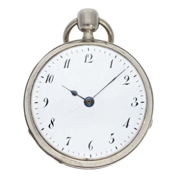 French silver quarter repeating musical watch Circa 1817-1824 French silver quarter repeating musical watch Circa 1817-1824